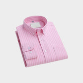 Premium Imported 100% High Quality Striped Shirt | Full/Half Sleeve | With Pocket | (FS-109)